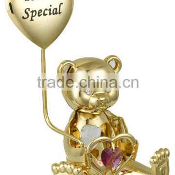 24K Vintage Gold Plated Swaravski Crystal Promotional Engraved Gifts ~ Corporate Ideas Gift Sets ~ Executive Gifts