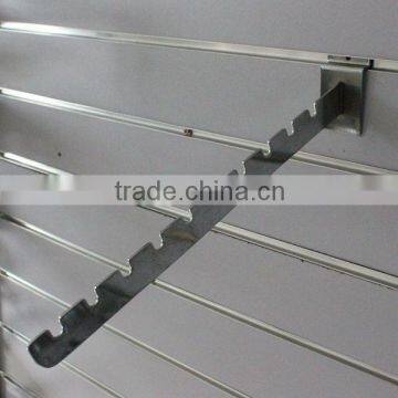 Heavy duty slatwall metal hook for clothing display