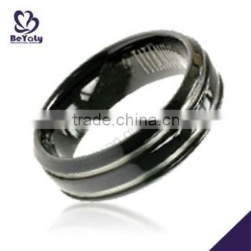 2015 cheap price jewelry 316l stainless steel lucky stone ring