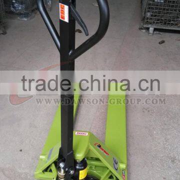 heavy duty 2500kg hand scissor lift pallet truck