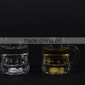 30ml 2014 Hot Selling 1oz handle vodka glass cup