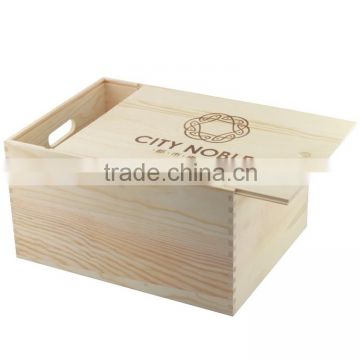 Vintage Feature And Wine Industrial Use Wooden Wine Boxes For Sale