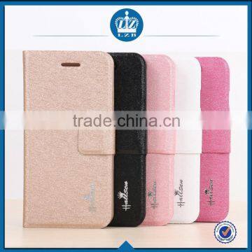 LZB Silk Grain Series New Wallet Style Flip Stand Phone Case For Apple Iphone 5C