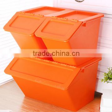Plastic compartment plastic folding box