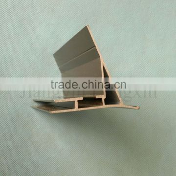 Brown anodized aluminum industrial profile