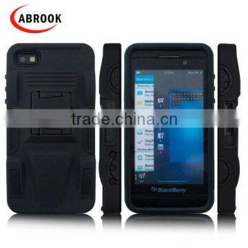 Combo sport car shape cell phone case for blackberry Z10 with stand