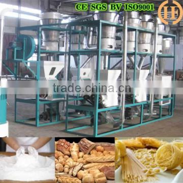 good quality of 10t /24h wheat processing machine