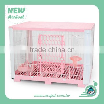 611-M Taiwan design Pet product Easy Set-Up indoor plastic Cat/Dog/Pet Cages(M)