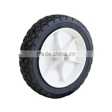 7''x1.5'' semi-pneumatic tire with plastic rim