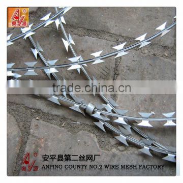 BTO-22 304 stainless steel concertina razor barbed wire