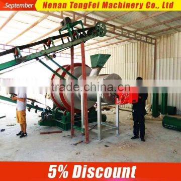 6-8T/H Silica sand dryer machine TDS625 European Latest Technology small rotary dryer