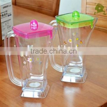 Plastic cold water jug, colorful cold water jug