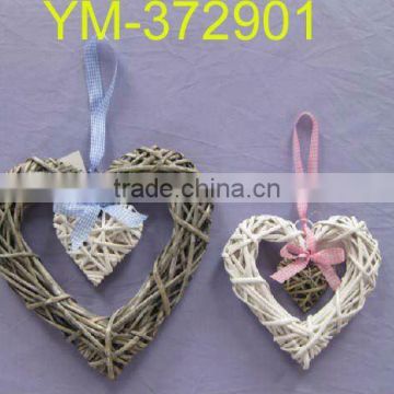 double willow heart decoration