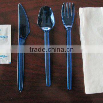 airline disposable plastic cutlery kit