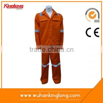 Long sleeve custom design comfortable industrial safety working uniforms