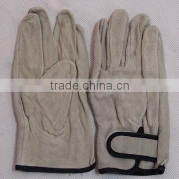 cow split leather glove