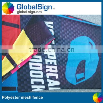 Shanghai GlobalSign mesh fabric fencing for event