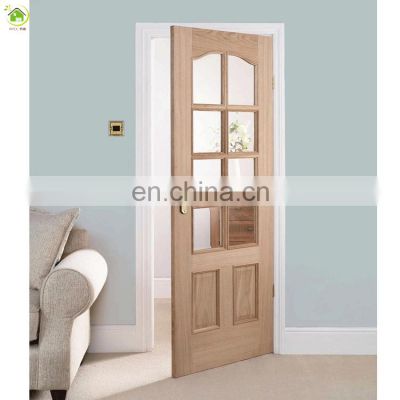 Plain solid wood interior door design, solid wooden door fancy doors