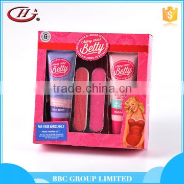 BBC Along Came Betty Gift Sets OEM 004 2016 New product natural moisturizing kids hand cream oem