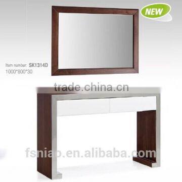 SK1314D wooden dressing table designs with mirror