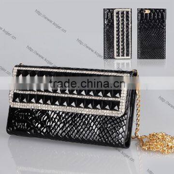 New bling-bling Crocodile handbag leather wallet holster flip case