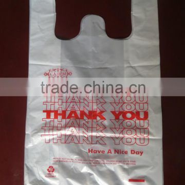 popular t-shirt thank you shopping plastic bag