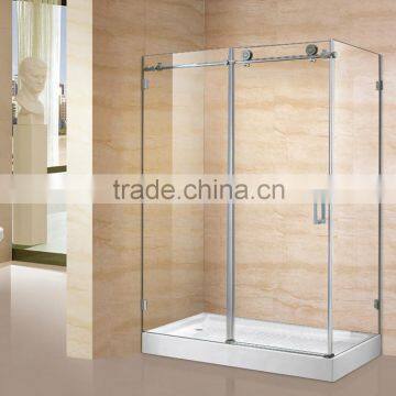cheap corner shower rectangle sliding shower enclosure S6069