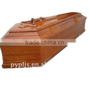 Antique wooden coffin H03