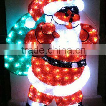 Outdoor Led 2d Motif Santa Claus Christmas Light