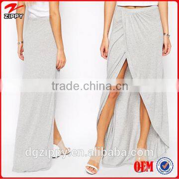 Jersey Wrap Maxi Skirt wholesale skirt fashion 2015