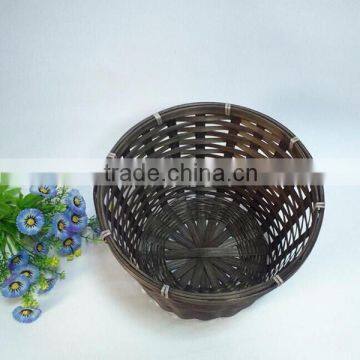 Handmade bamboo household laundry basket