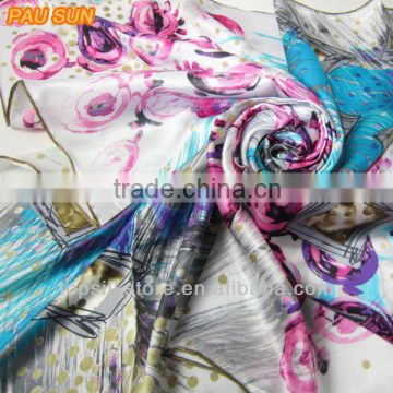 Women fashion twill silk scarf 85x85