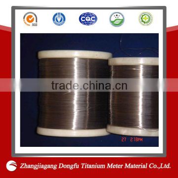 Black Oxide Titanium Fishing Wire with very Good Memorability and High Strength