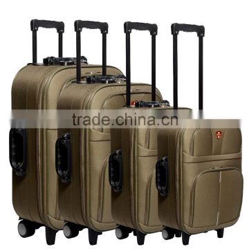luggage factory 4 spinner wheels travel trolley suitcase sets