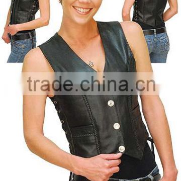 Modello Women's Leather Vest