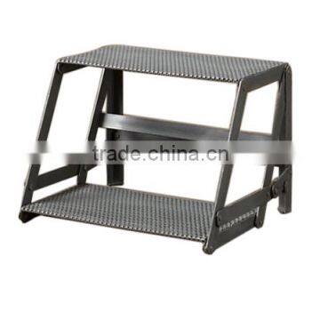 Three Step Iron End Table