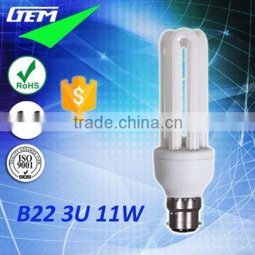 High Quality U Spiral 5-40W B22 2 Pin Energy Saving Lamp Bulb