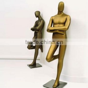 Fashion design Fiberglass male mannequin for display high-end dummy doll male on sale craft mannequins