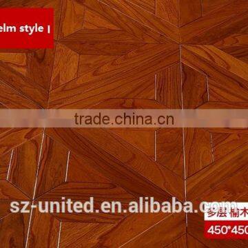 Elm multilayer style parquet wood flooring