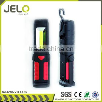 Ningbo JELO Sales promotion COB 3Watt LED+1Watt LED Work Light Outdoor Lamp With Folding Hook Magnet