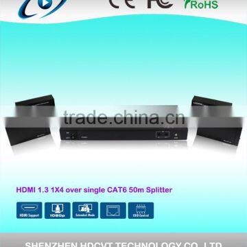 Super quality HDMI 1x4 Splitter Over CAT5e/6 Extender