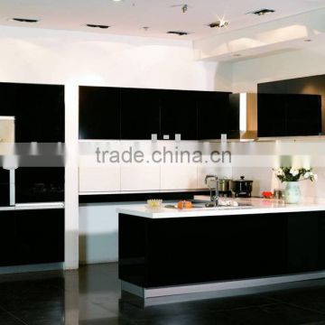 Economical modern lacquer Kitchen Cabinet made in china MGK1011 for project use