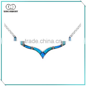 New Type jewelry Silve Elegant Opal Necklace for Women