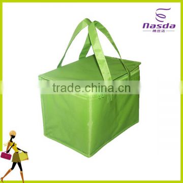 insulated non-woven cooler bag 6 ice pack for cans
