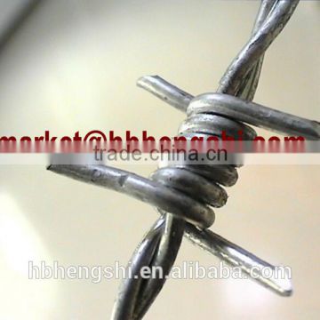 1.60mm-2.6mm Reverse Twist Barbed Wire/Double Twist Barbed Wire 100m/200m/500m/roll