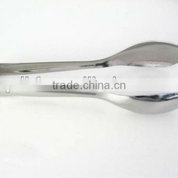 HF 319 stainless steel spoon tong,metal tongs