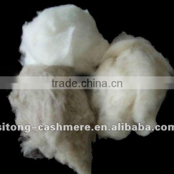100% dehaired cashmere fibre for yarn spinning