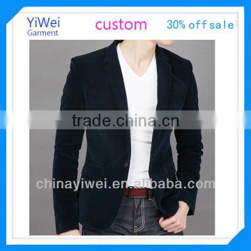 Custom velvet blazer jacket in China