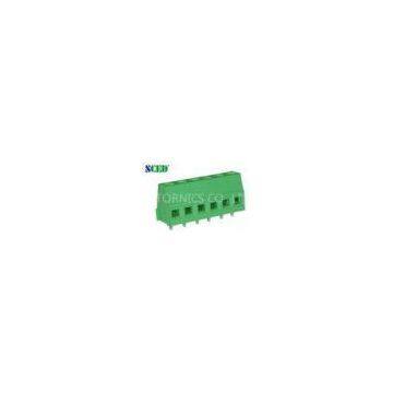 2P - 28P Green Electrical PCB Terminal Block 3.81mm 300V 10A for Industry Control