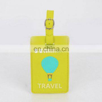 Customize Design Logo Pattern Soft pvc Travel Luggage Tags for Promotional Gift